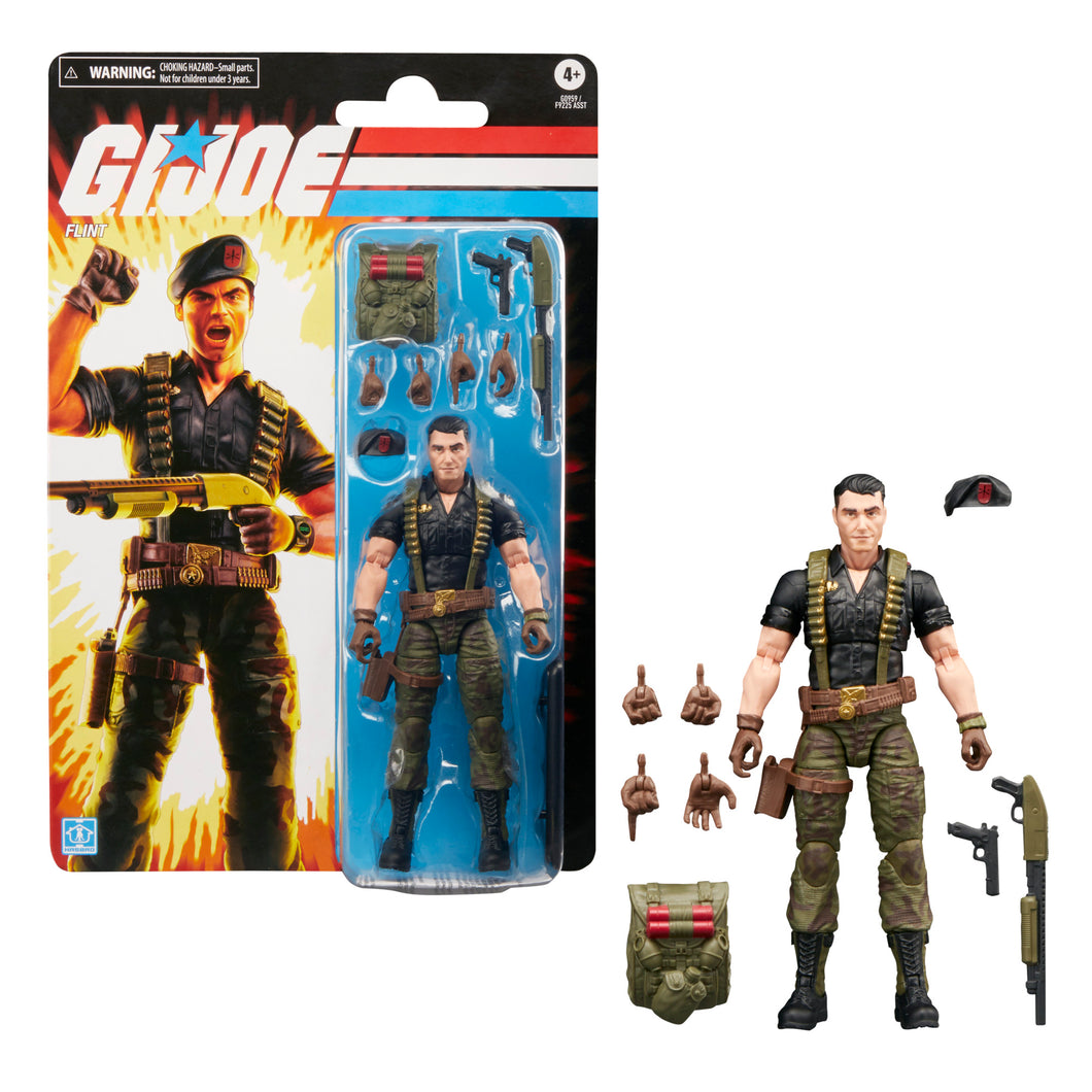 PRE ORDER G.I. Joe Classified Series Retro Cardback, Flint Action Figure
