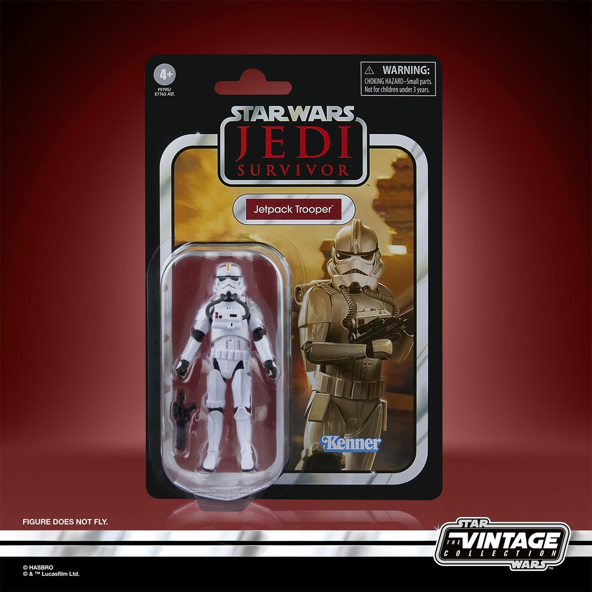 INSTOCK Star Wars The Vintage Collection 3 3/4-Inch Jetpack Trooper (Jedi Survivor) Action Figure