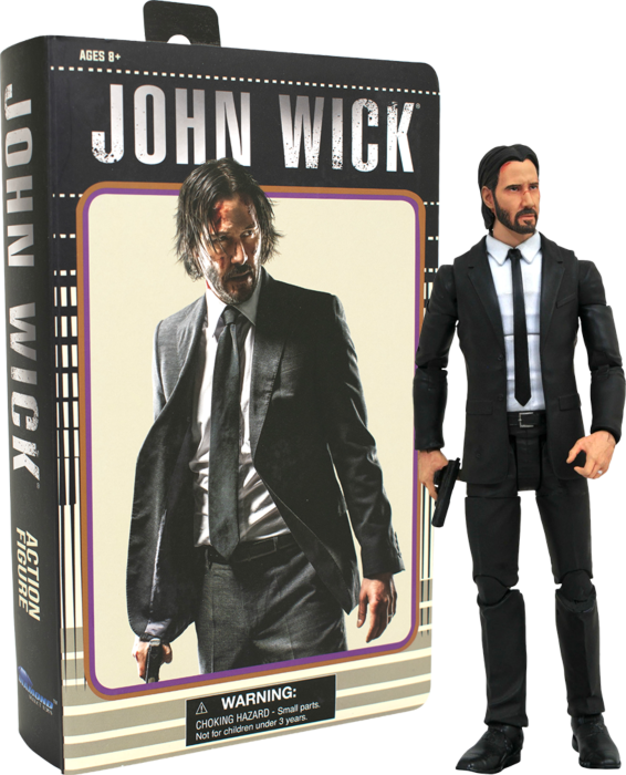 INSTOCK DIAMOND SELECT John Wick VHS Action Figure - San Diego Comic-Con 2022 Exclusive