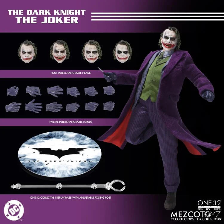 PRE ORDER The Dark Knight - The Joker - Mezco - One:12 Collective