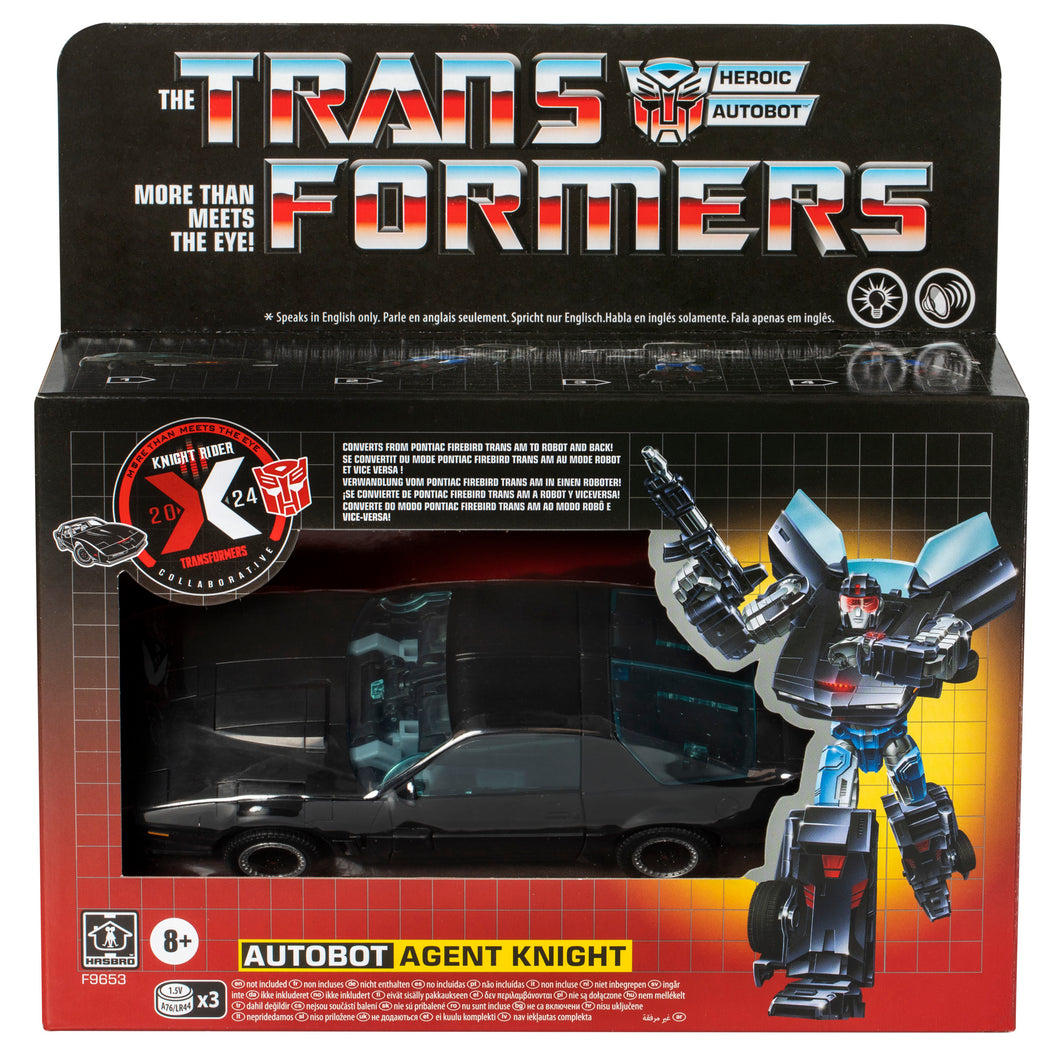 INSTOCK Transformers Collaborative Knight Rider x Transformers Autobot Agent Knight Action Figure