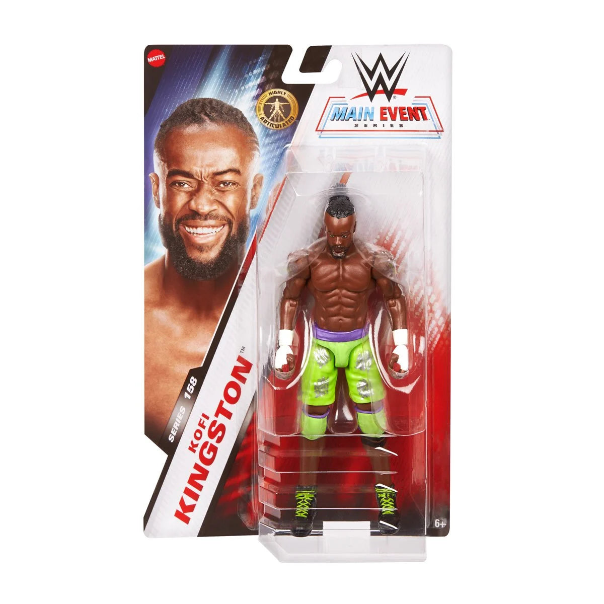 PRE ORDER WWE Main Event Series Figure Series 158  - KOFI KINGSTON
