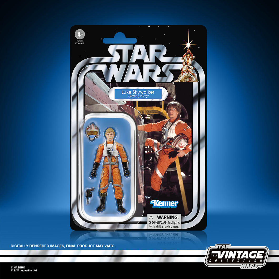 PRE ORDER Star Wars The Vintage Collection Luke Skywalker (X-wing Pilot), Star Wars: A New Hope 3.75 Inch Collectible Action Figure