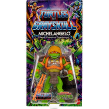 Load image into Gallery viewer, INSTOCK Masters of the Universe Origins Turtles of Grayskull Wave 3 Michelangelo Action Figure
