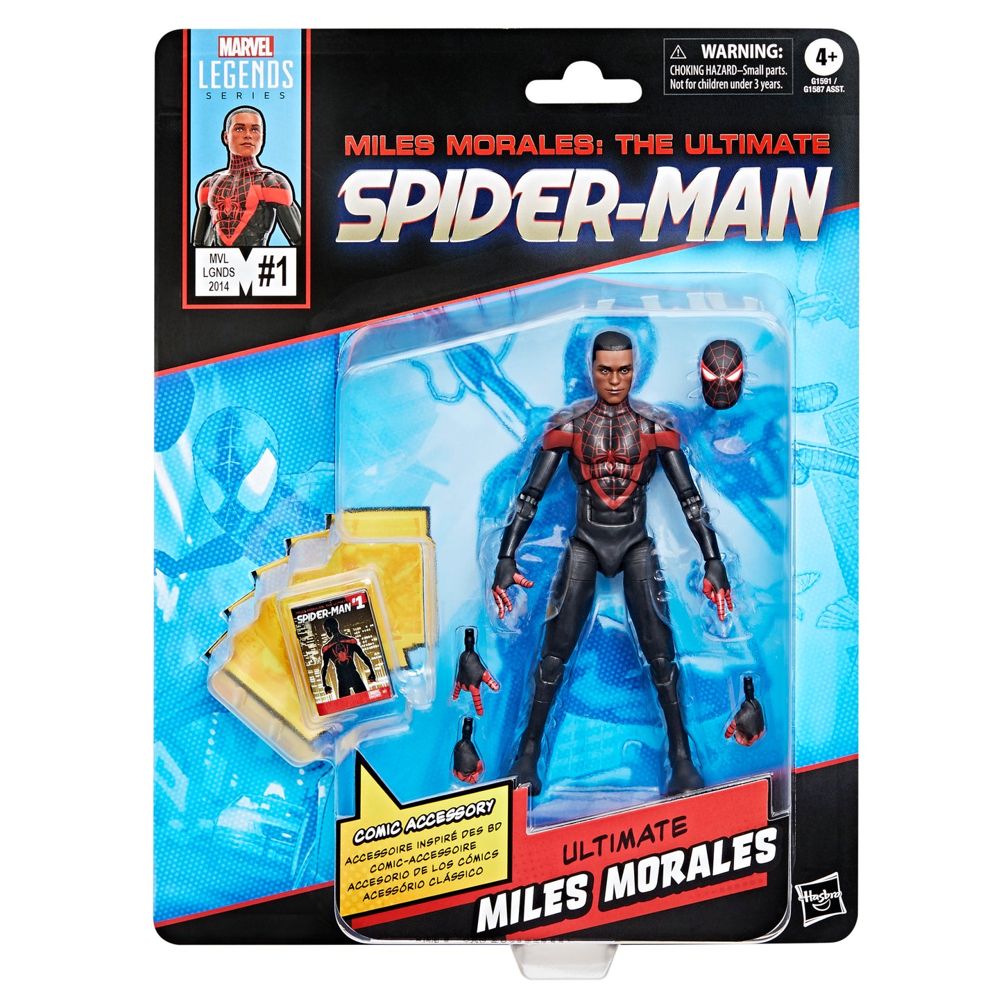 INSTOCK Marvel Legends Series Ultimate Miles Morales Spider-Man Action Figure
