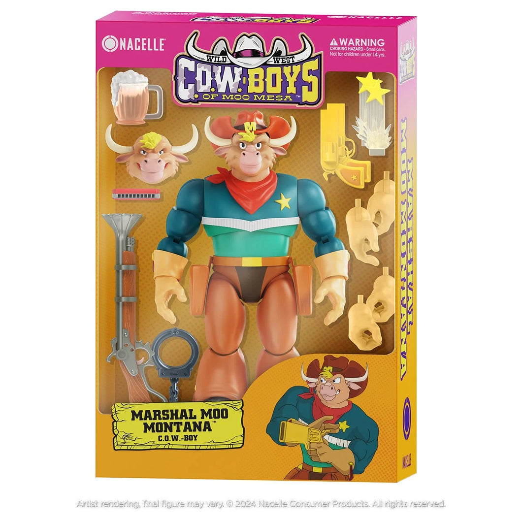 PRE ORDER Wild West C.O.W.-Boys of Moo Mesa Marshal Moo Montana 7-Inch Scale Action Figure
