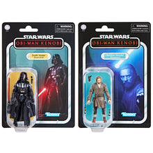 Load image into Gallery viewer, PRE ORDER Star Wars The Vintage Collection Obi-Wan Kenobi (Showdown) &amp; Darth Vader (Showdown), Star Wars: Obi-Wan Kenobi 3.75” Action Figures 2-Pack
