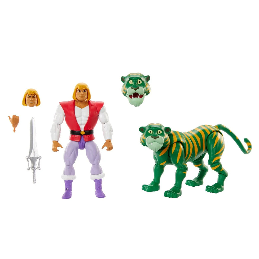 PRE ORDER Masters of the Universe Origins Prince Adam and Cringer Action Figure 2-Pack