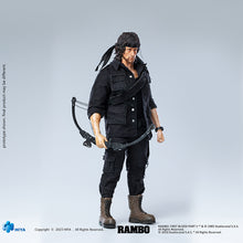 Load image into Gallery viewer, INSTOCK FIRST BLOOD PART II EXQ SUPER SER RAMBO 1/12 SCALE PX ACTION FIGURE
