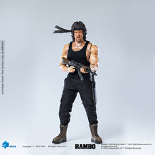 Load image into Gallery viewer, INSTOCK FIRST BLOOD PART II EXQ SUPER SER RAMBO 1/12 SCALE PX ACTION FIGURE
