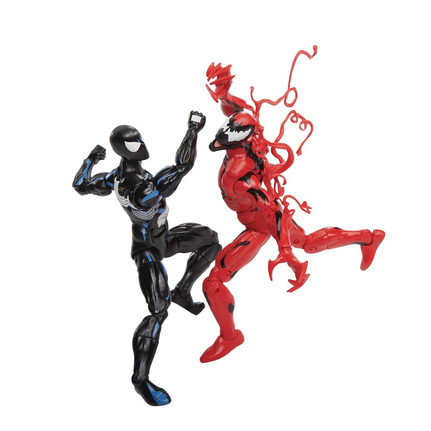 INSTOCK SPIDER-MAN LEGENDS VHS CARNAGE 6IN ACTION FIGURE 2PK