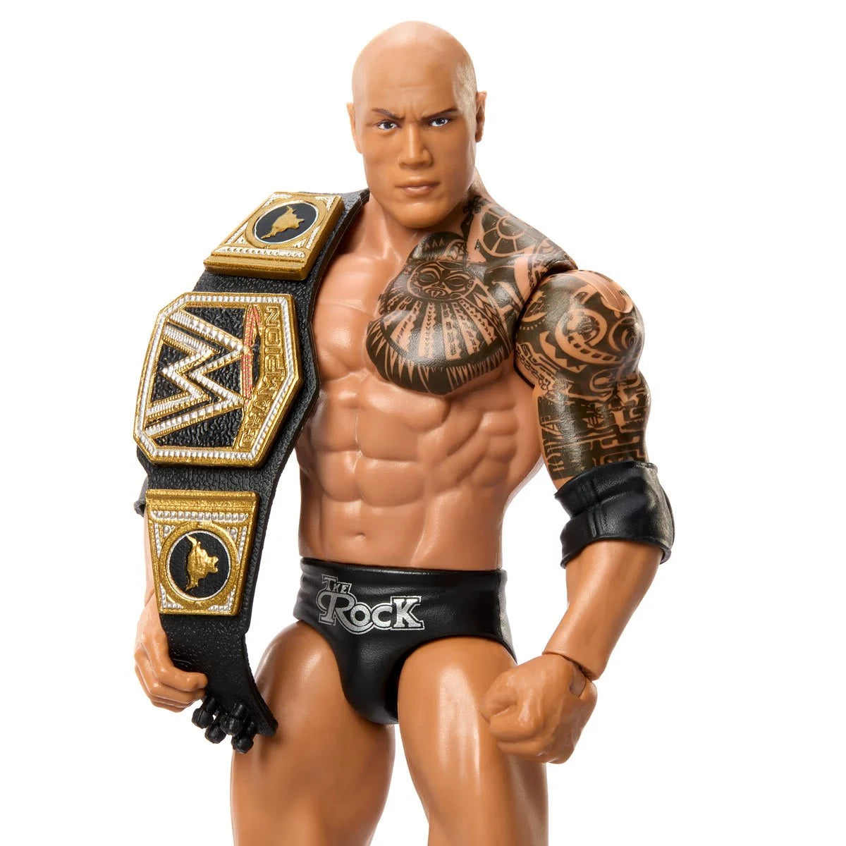 INSTOCK WWE Champions 2025 Wave 2 Action Figure - The Rock w/Scratch Title