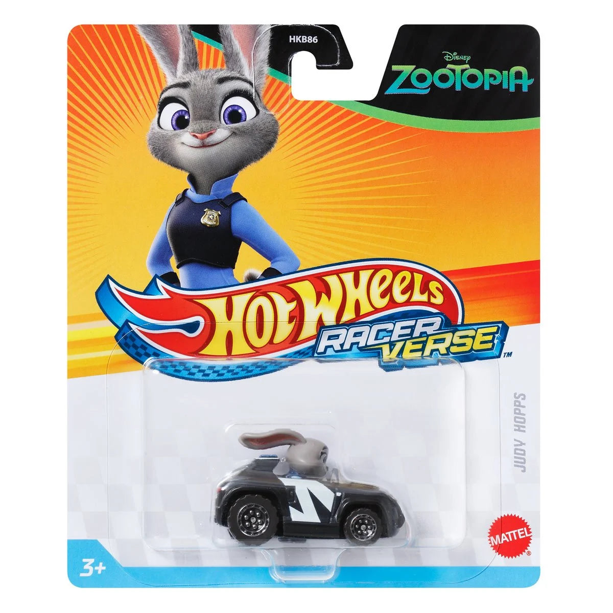 INSTOCK HOT WHEELS RACERVERSE Judy Hopps Police Car