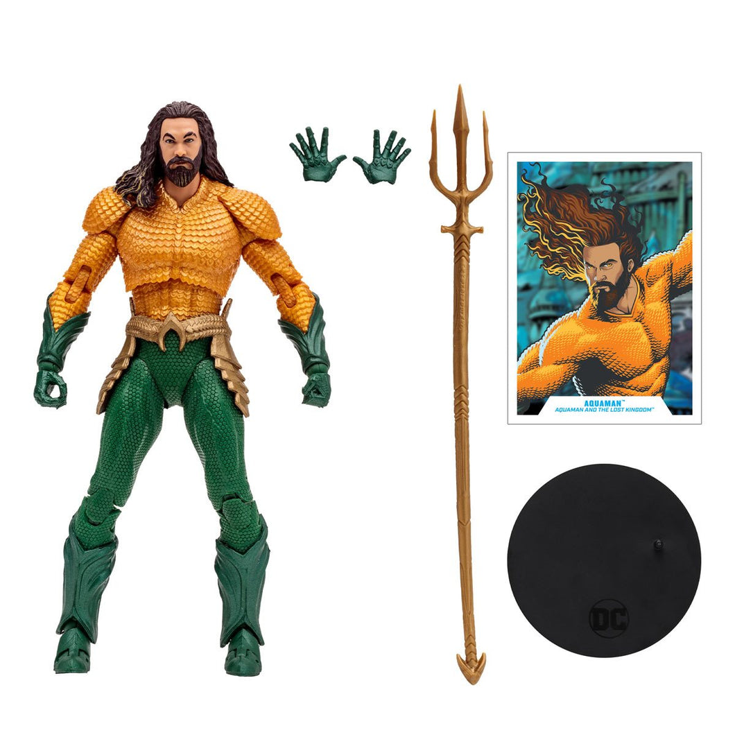 INSTOCK DC Multiverse Aquaman and the Lost Kingdom Movie 7-Inch Scale Action Figure - AQUAMAN