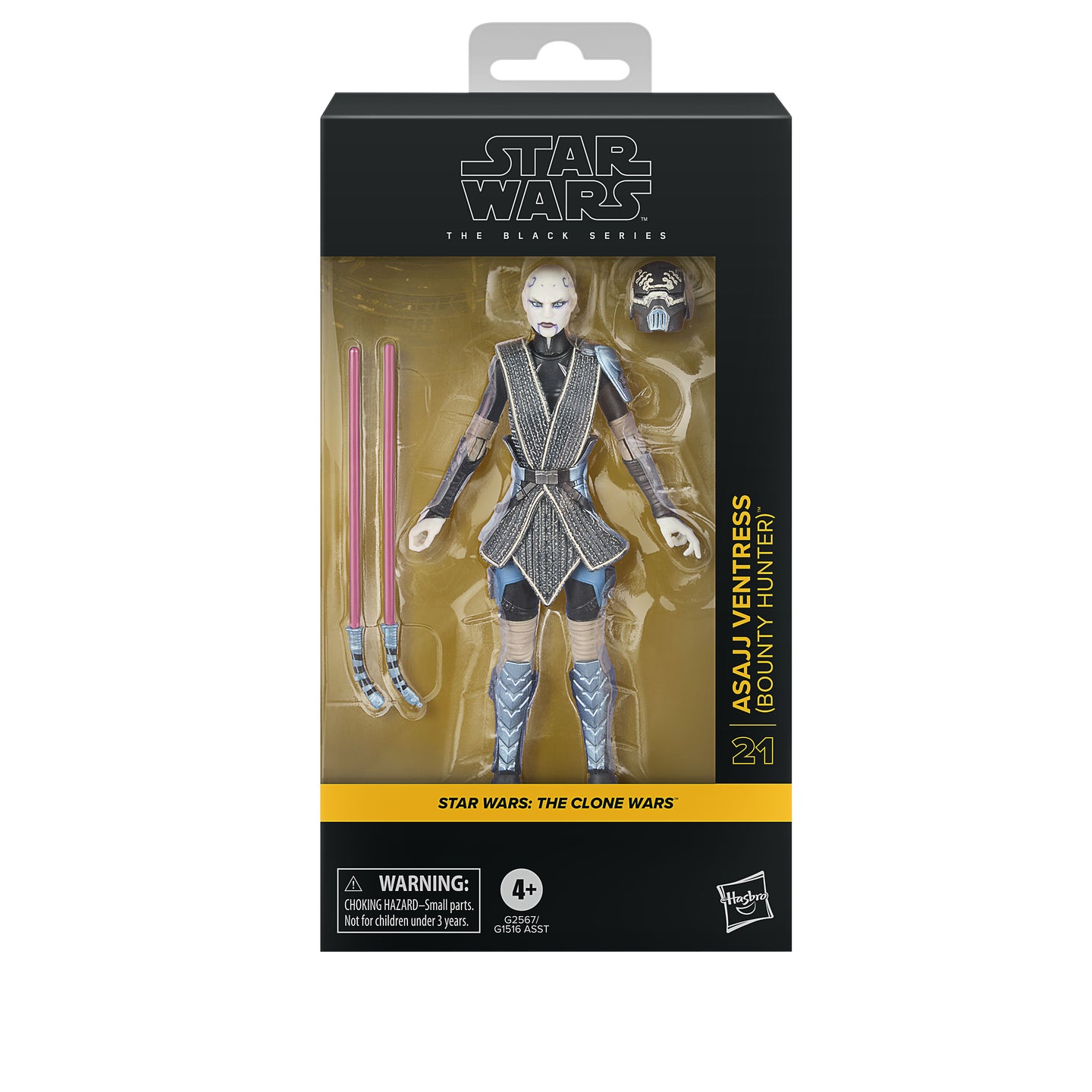 PRE ORDER Star Wars The Black Series Asajj Ventress (Bounty Hunter), Star Wars: The Clone Wars Collectible 6 Inch Action Figure