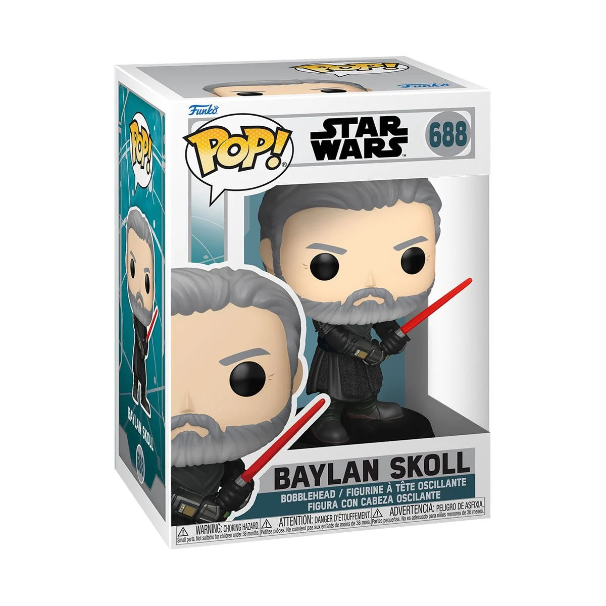 INSTOCK Star Wars: Ahsoka Baylan Skoll Funko Pop! Vinyl Figure #688