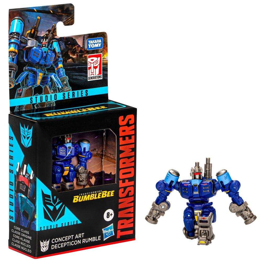 INSTOCK Transformers Studio Series Core Transformers: Bumblebee Concept Art Decepticon Rumble