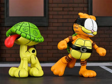 Load image into Gallery viewer, PRE ORDER Teenage Mutant Ninja Turtles x Garfield Ultimate Garfello &amp; Odie (Archie Comics) Action Figure Set
