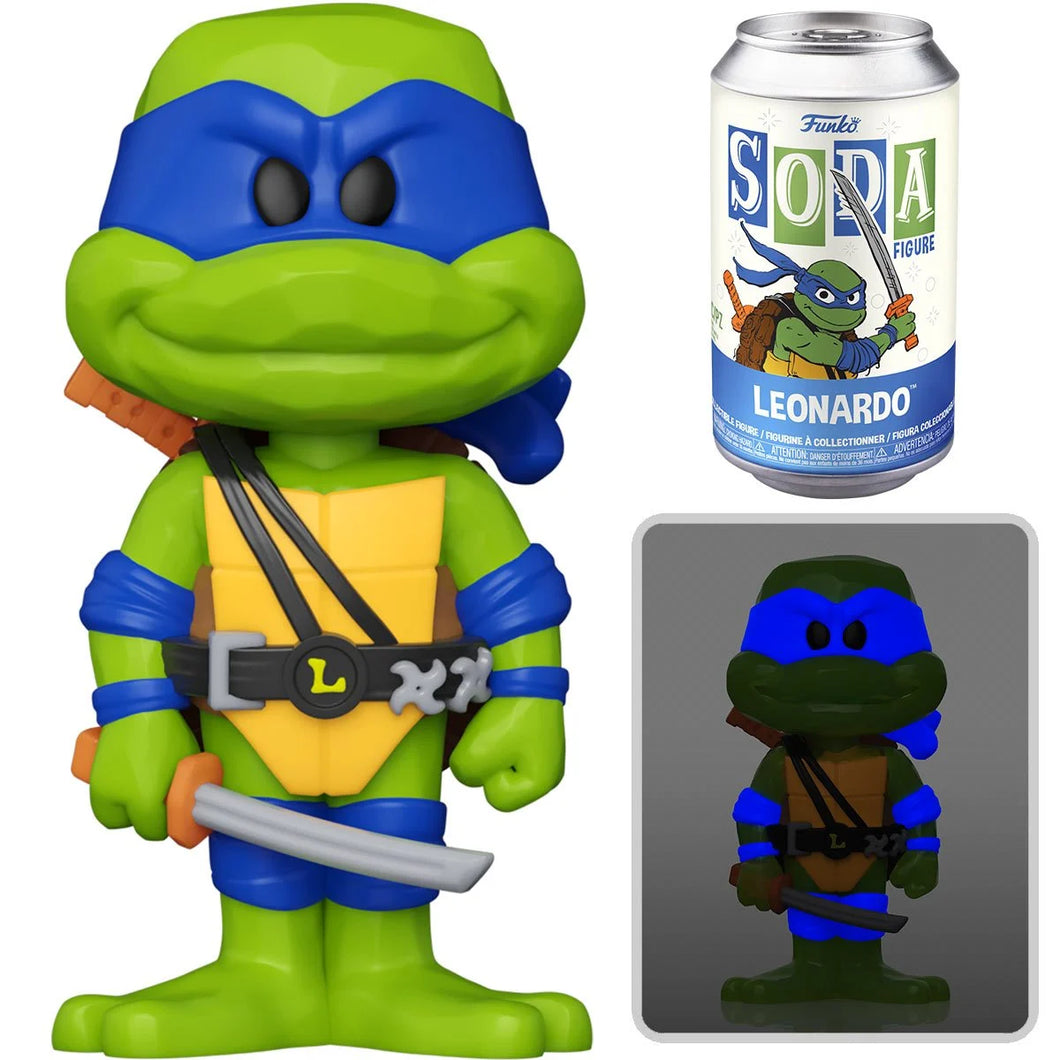 INSTOCK Teenage Mutant Ninja Turtles Leonardo Soda Vinyl Figure