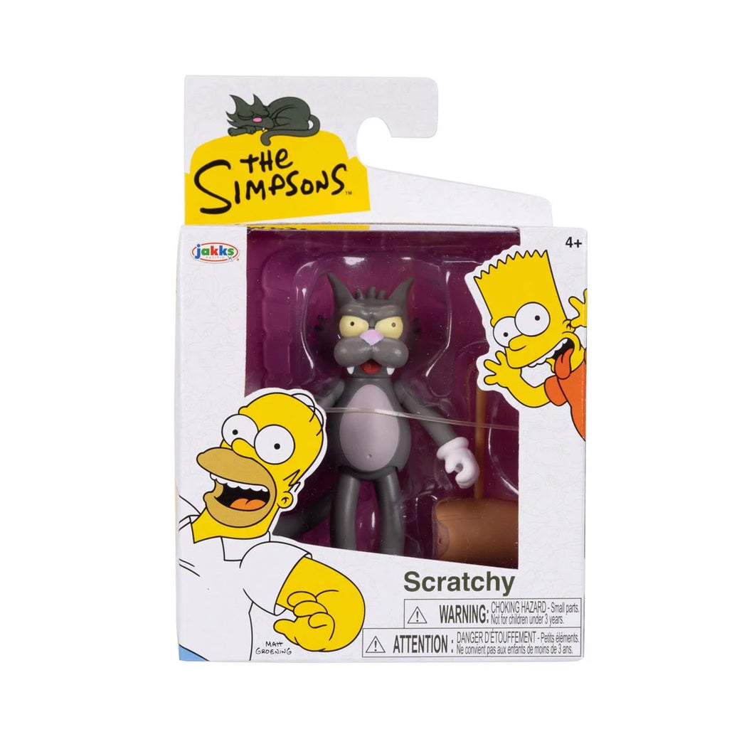 INSTOCK The Simpsons 2 1/2-Inch Scaled Wave 2 Action Figures - SCRATCHY