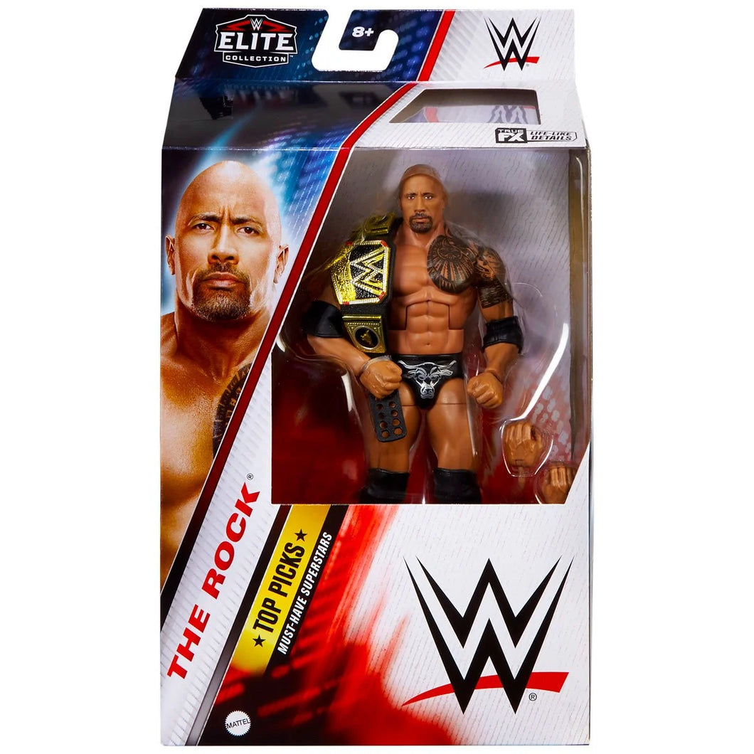 INSTOCK WWE Elite Top Picks 2024 Wave 4 The Rock Action Figure