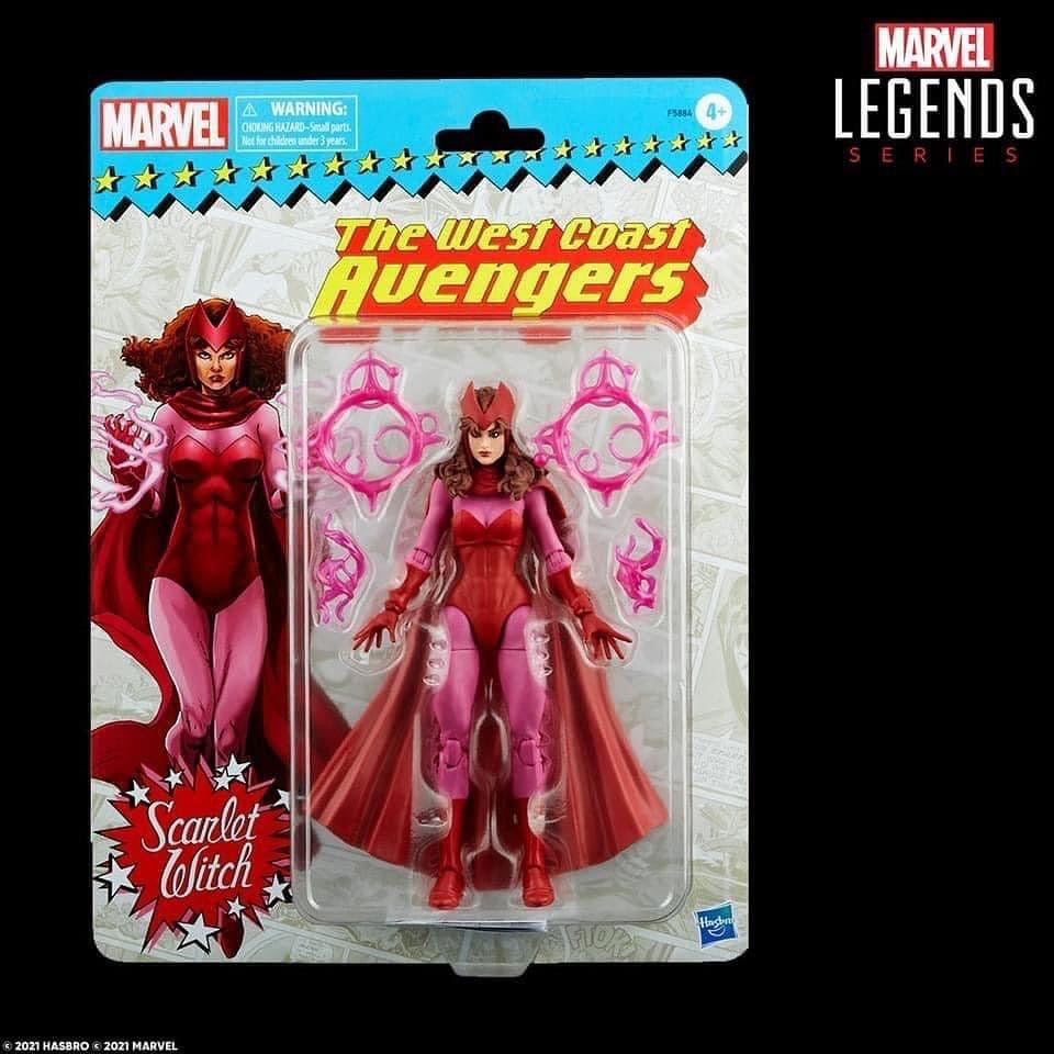INSTOCK MARVEL LEGENDS SERIES SCARLET WITCH 6-INCH RETRO ACTION FIGURE