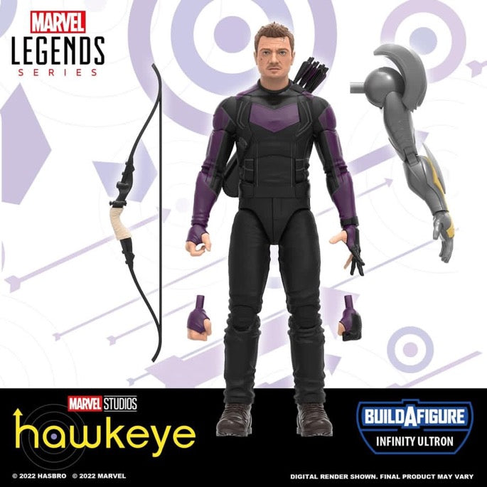 INSTOCK Avengers 2022 Marvel Legends Hawkeye Clint Barton 6-Inch Action Figure