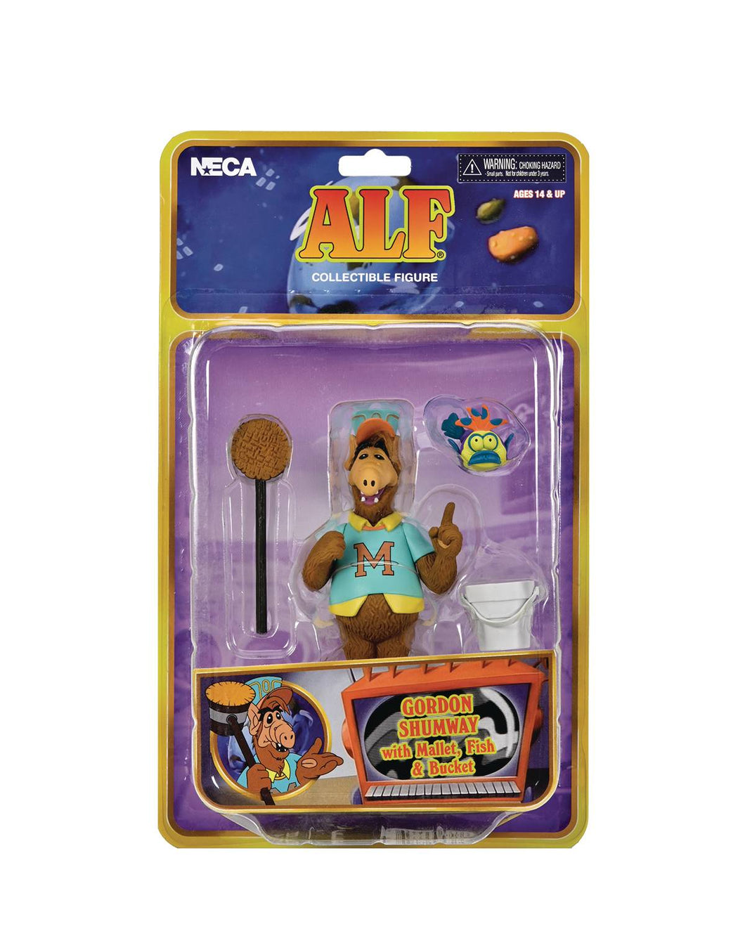 INSTOCK NECA TOONY CLASSICS ALF BASEBALL 6IN ACTION FIGURE