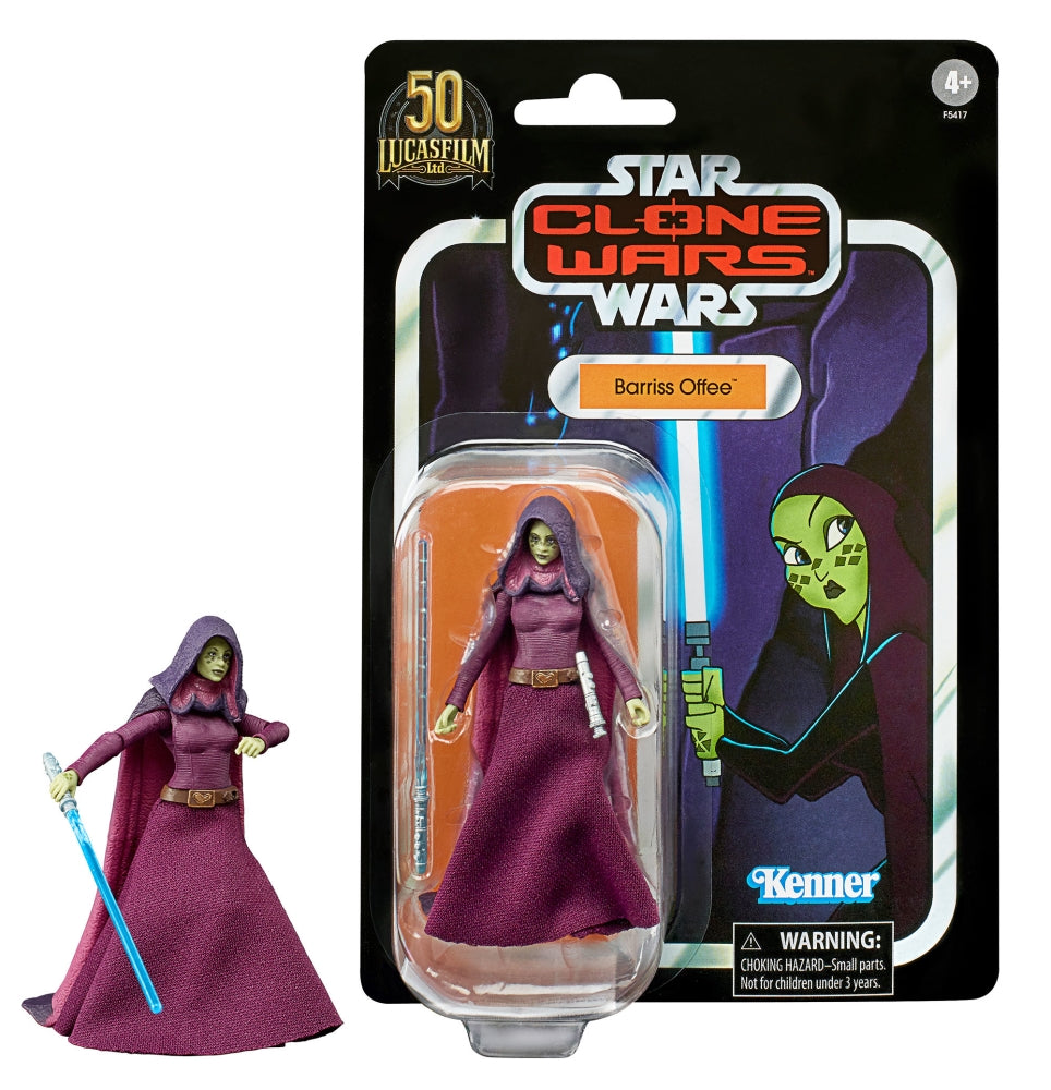 INSTOCK Star Wars The Vintage Collection Barriss Offee  3.75-Inch-Scale Star Wars: Clone Wars Action Figure,
