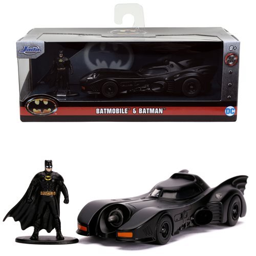 INSTOCK Jada Toys Batman 1989 1:32 Scale Die-Cast Metal Vehicle with Figure