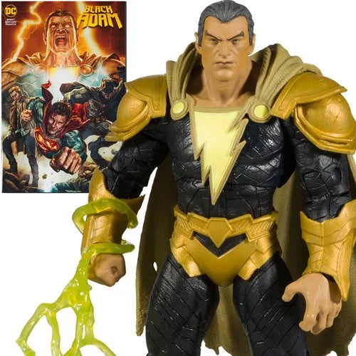 INSTOCK PRE ORDER Black Adam Page Punchers 7-Inch Scale Action Figure with Black Adam Comic Book