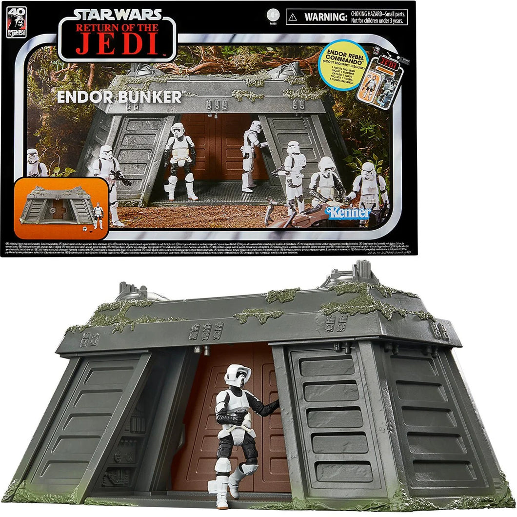 INSTOCK Star Wars The Vintage Collection Endor Bunker Playset with Action Figure