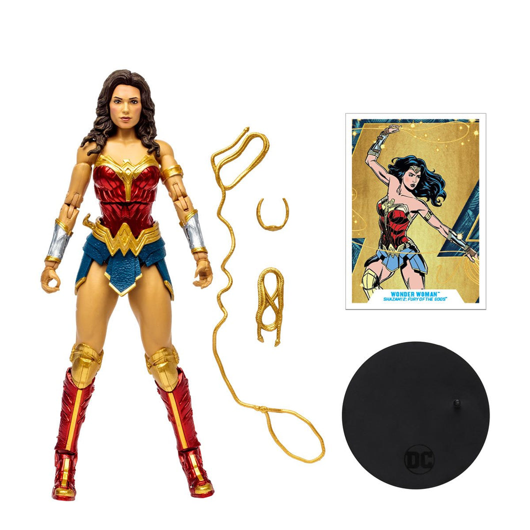 INSTOCK DC Shazam! Fury of the Gods Movie Wonder Woman 7-Inch Scale Action Figure