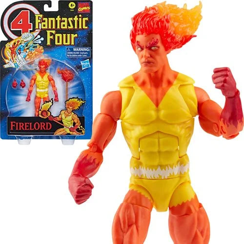 INSTOCK Fantastic Four Retro Marvel Legends Firelord 6-Inch Action Figure