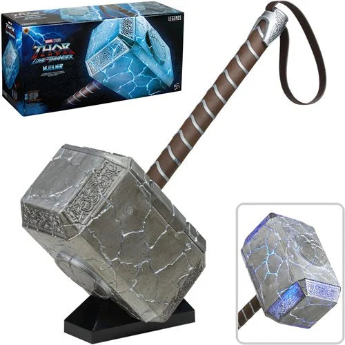 INSTOCK Thor: Love and Thunder Mjolnir Electronic Hammer Prop Replica