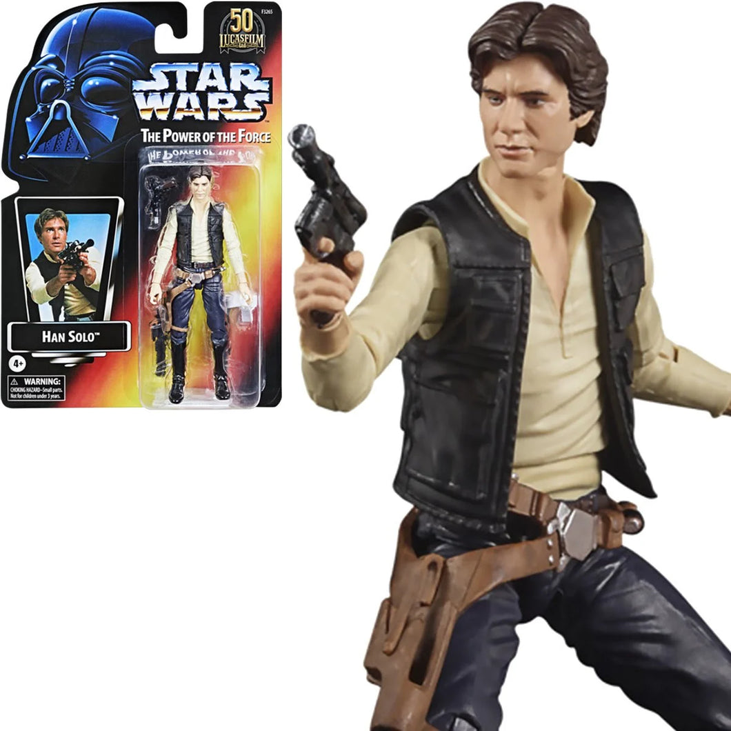 INSTOCK Star Wars The Black Series The Power of the Force Han Solo 6-Inch Action Figure - Exclusive