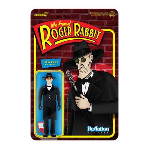 INSTOCK Who Framed Roger Rabbit? Judge Doom 3 3/4-Inch SUPER 7 ReAction Figure