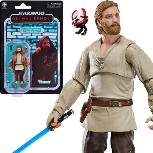 INSTOCK Star Wars The Vintage Collection Obi-Wan Kenobi (Wandering Jedi) 3 3/4-Inch Action Figure