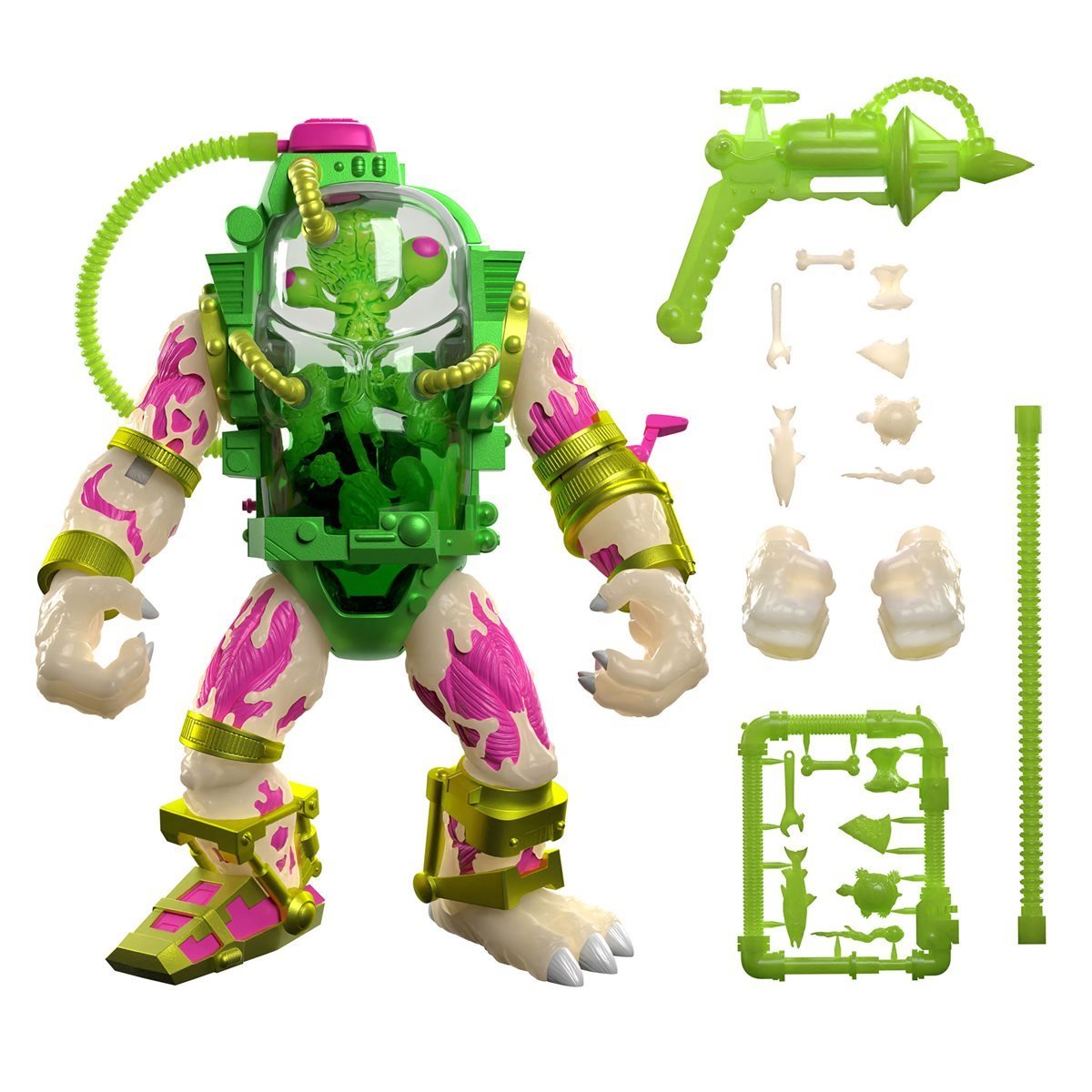 INSTOCK Teenage Mutant Ninja Turtles Ultimates Glow-in-the-Dark Mutagen Man 7-Inch Action Figure
