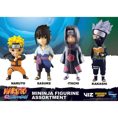 INSTOCK Naruto Shippuden Mininja Series 1 Mini-Figures - SET OF 4