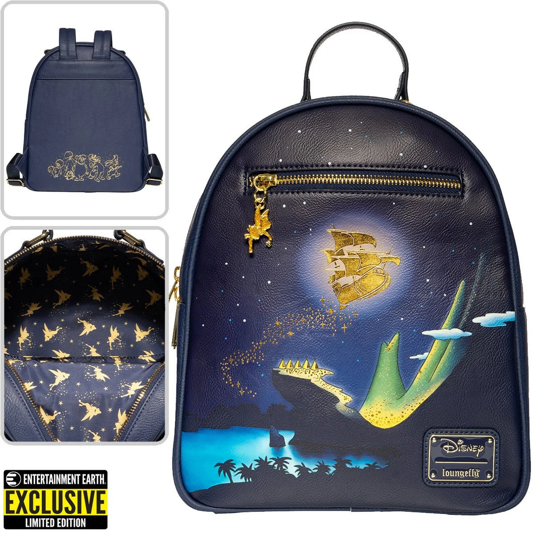 INSTOCK Peter Pan Flying Jolly Roger Mini-Backpack - Entertainment Earth Exclusive