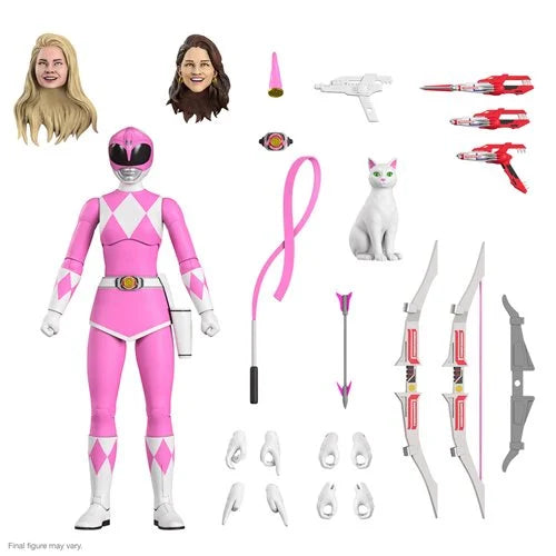 INSTOCK Power Rangers Ultimates Mighty Morphin Pink Ranger 7-Inch Action Figure