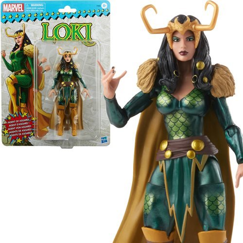 INSTOCK Marvel Legends Agent of Asgard Retro Loki 6-Inch Action Figure