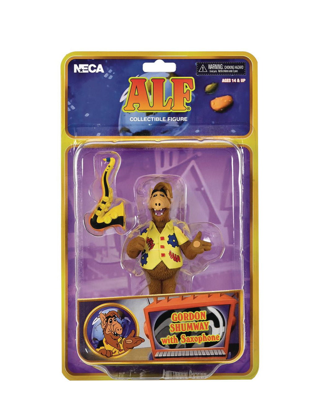 INSTOCK TOONY CLASSICS ALF SAXOPHONE 6IN ACTION FIGURE