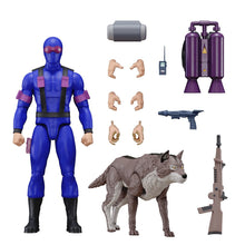Load image into Gallery viewer, INSTOCK GI Joe SUPER 7 Ultimates Snake Eyes 7-Inch Action Figure with Timber
