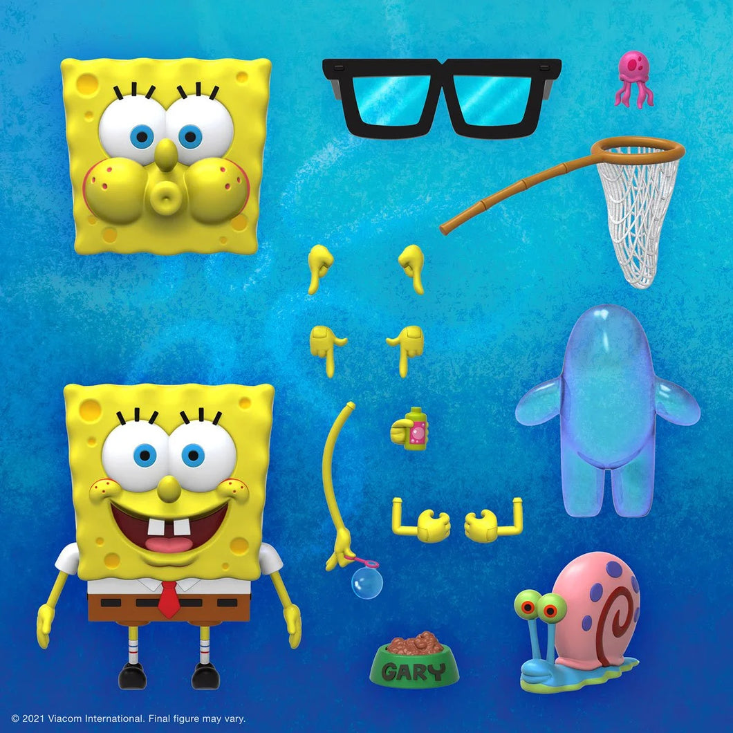 INSTOCK SpongeBob Squarepants Ultimates SpongeBob 7-Inch Action Figure