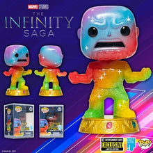Load image into Gallery viewer, INSTOCK Marvel Infinity Saga Thanos Art Series Pop! Vinyl Figure with Premium Pop! Protector - Entertainment Earth Exclusive
