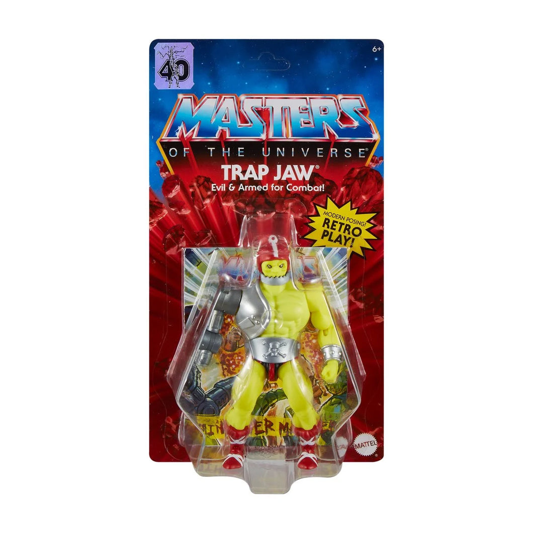 INSTOCK Masters of the Universe Origins Mini Comic Trap Jaw Action Figure