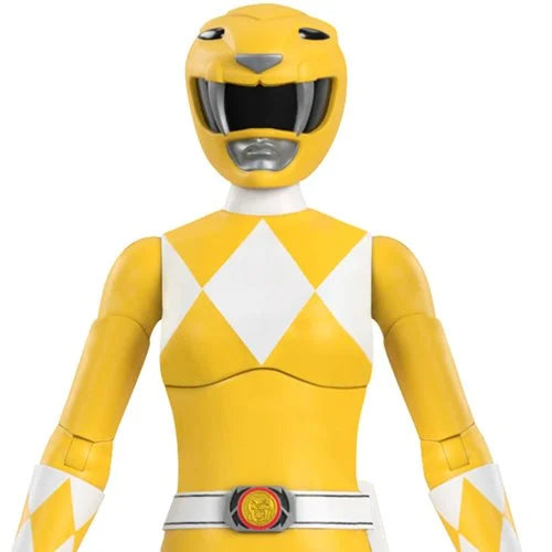 INSTOCK Power Rangers SUPER 7 Ultimates Mighty Morphin Yellow Ranger 7 ...