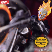 Load image into Gallery viewer, INSTOCK Ghost Rider and Hell Cycle One:12 Collective Action Figure Set
